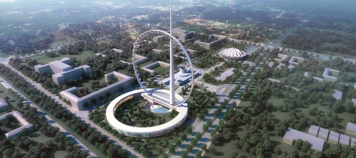 Колесо обозрения высотой 135 метров построят в парке на ВДНХ