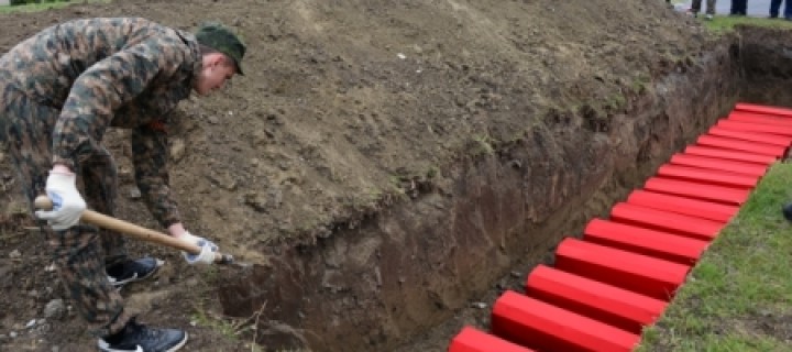 В “Долине смерти” в Калужской области перезахоронили останки более 300 солдат
