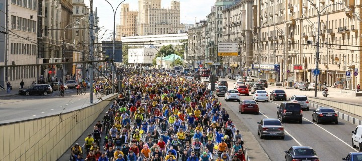 Осенний велопарад пройдет в Москве 24 сентября