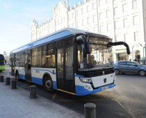 Электробус российского производства вышел на маршрут в Москве