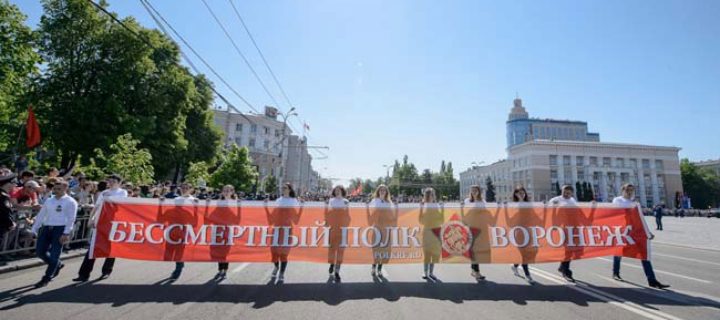 В рядах “Бессмертного полка” в Воронеже прошли более 43 тыс. человек