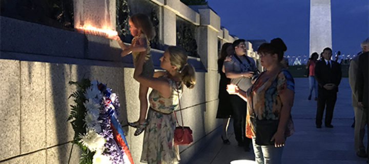 Делегация Минобороны России приняла участие в акции «Свеча памяти» в Вашингтоне