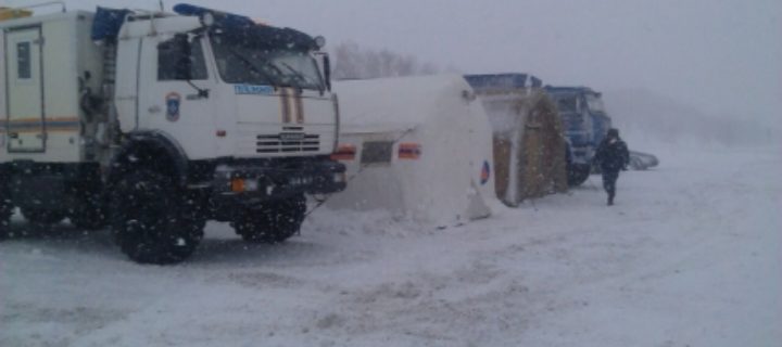 В Брянской области из-за морозов и метели развернуты пункты обогрева