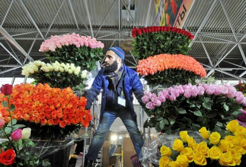 В канун 8 марта в Москве будут работать более 1,7 тыс. точек по продаже цветов