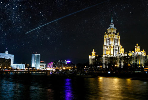Весной в Москве можно будет увидеть звездопад Лириды