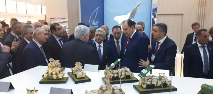 Серж Саргсян оценил российские средства ПВО на открытии выставки ArmHiTec-2018