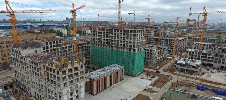 Более 2 млн кв.м. недвижимости построили в Москве за полгода