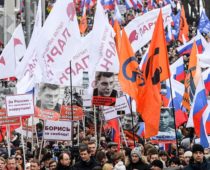 В Москве прошла акция памяти Бориса Немцова