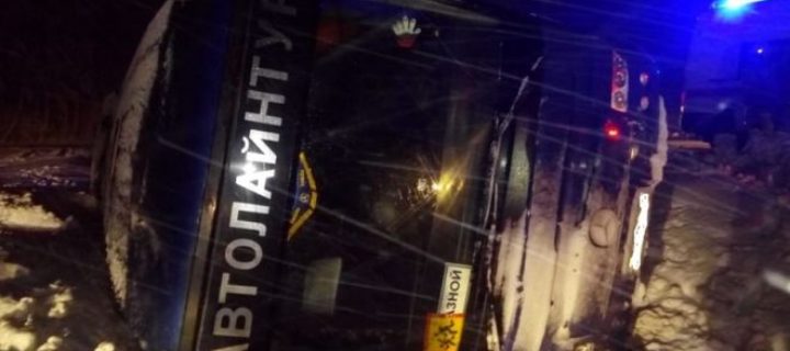 Экскурсионный автобус с детьми разбился под Тулой