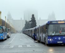 На улицы Москвы в 2019 году выйдут около 1,2 тыс. новых автобусов