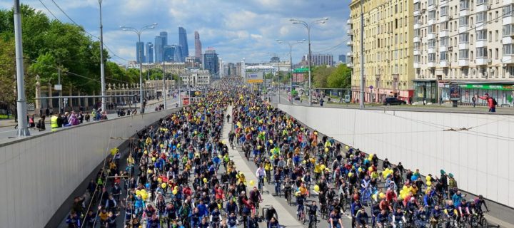 В велогонке «Садовое кольцо» приняли участие более 1000 спортсменов