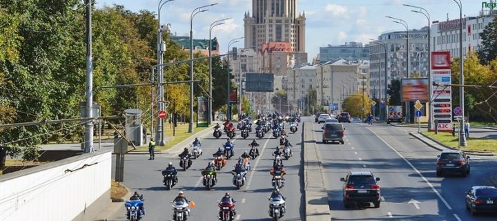 Около 3,5 тыс. человек приняли участие в мотопараде в Москве