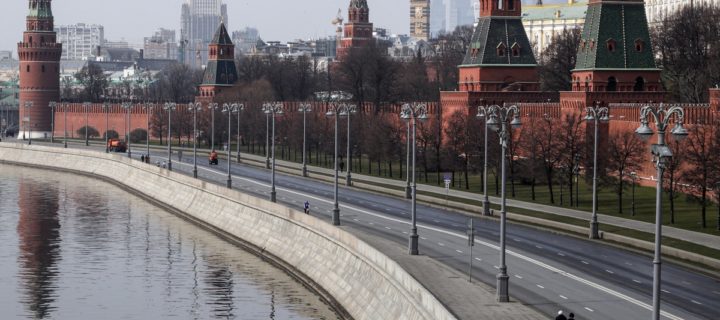 Загрузка московских дорог упала на 70%