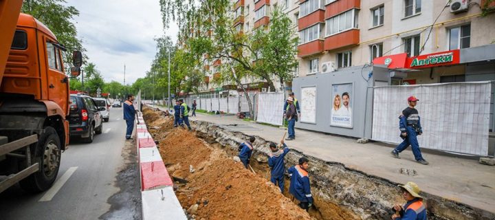 В Москве возобновили благоустройство городских территорий