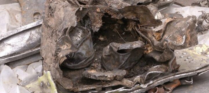 В Курской области обнаружили останки немецкого истребителя времен ВОВ