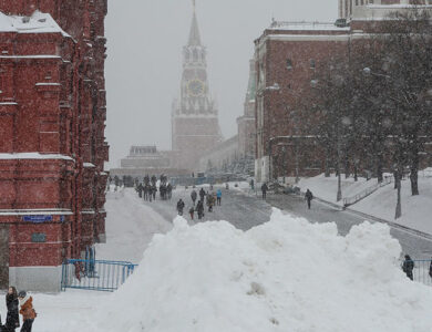 До 10 см снега может выпасть в Москве к вечеру пятницы