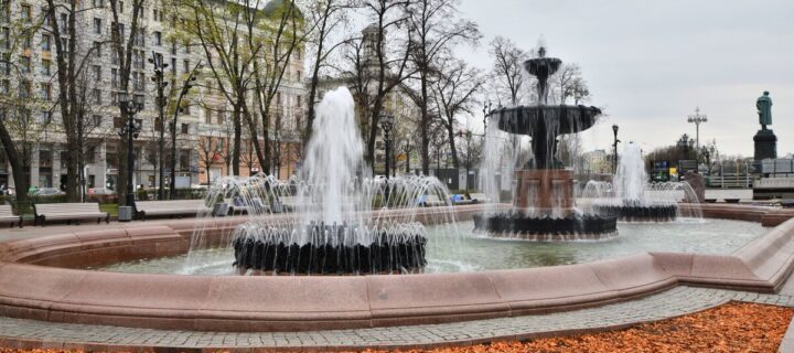 В Москве осенью закроют на ремонт фонтан на Пушкинской площади