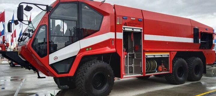 Брянский автомобильный завод представил на выставке NAIS пожарную аэродромную машину