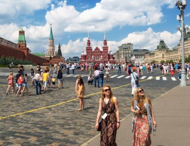 Москву за лето посетили более 6 млн туристов