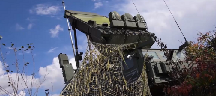 Расчеты ЗРК С-300В обеспечивают ПВО подразделений ВС РФ в зоне спецоперации на Украине