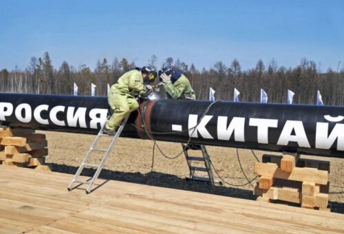 Поставки по газопроводу из России в Китай в денежном выражении выросли на 13%